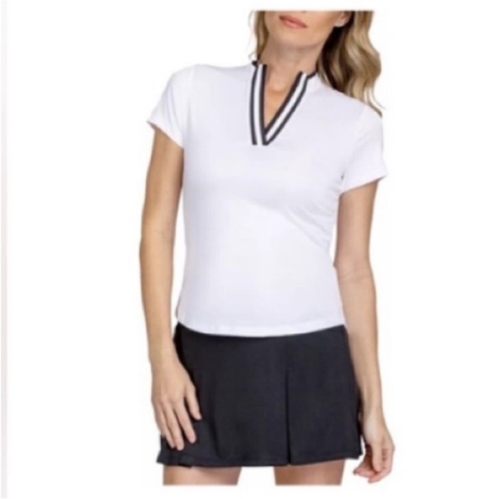 Tail Women's Short Sleeve Split
Neck Golf Polo Size XL NWT Athletic Sporty